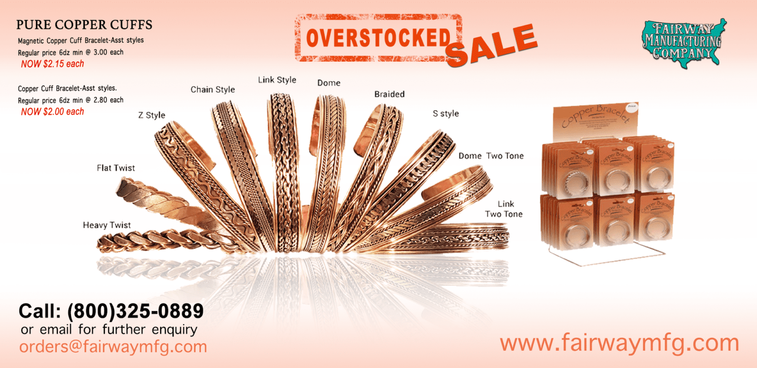 Copper Cuffs Sale