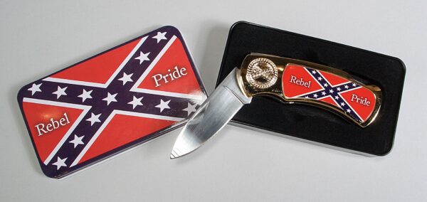 Confederate Flag Knife in Southen Pride Box