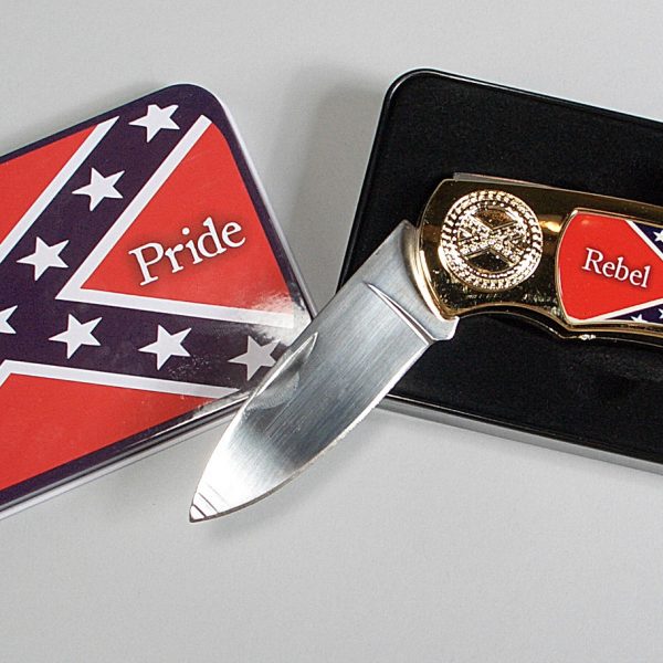 Confederate Flag Knife in Southen Pride Box