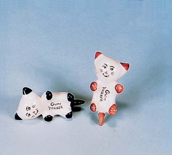 Ceramic Cat Gum Parker  2-5274