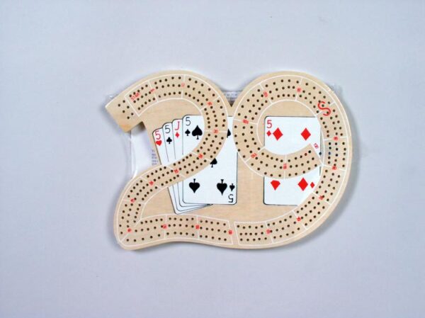 No. 29 Wood Cribbage Board Set   3-4014