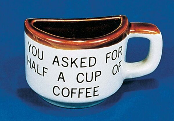 Half Cup of Coffee Mug   3-5163