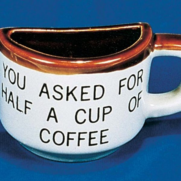 Half Cup of Coffee Mug   3-5163