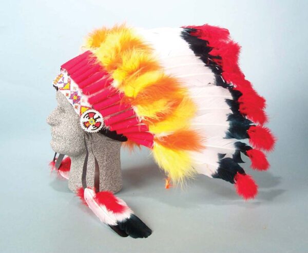 Colorful Ceremonial Headdress. 2 Assorted Styles.   6-1021