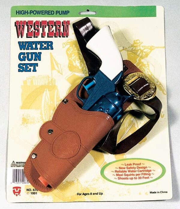 Western Water Gun with Holster   7-670