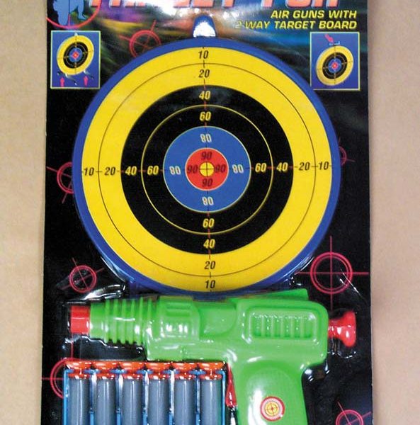 Air Gun with 6 Darts and Target   7-957
