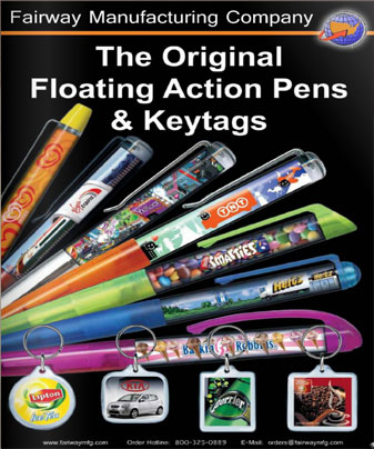 Fairway Manufacturing Company 2016 Floating View Pen Catalog