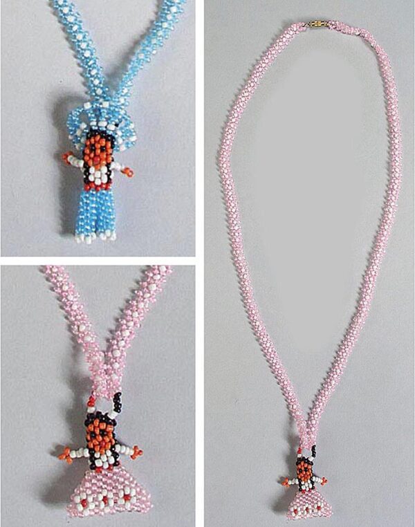 Boy/Girl Pearlized Beaded Necklaces