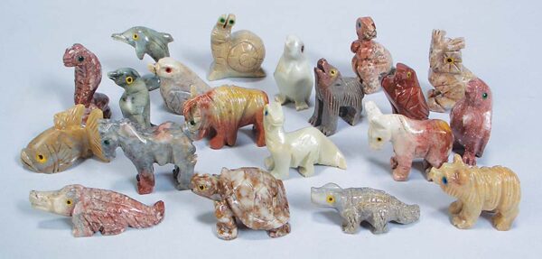 Carved Stone Animals