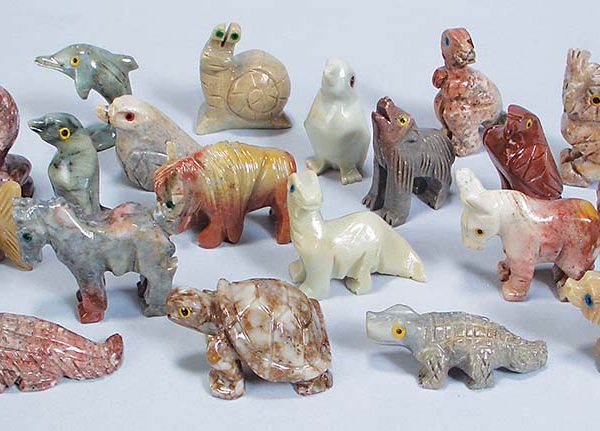 Carved Stone Animals