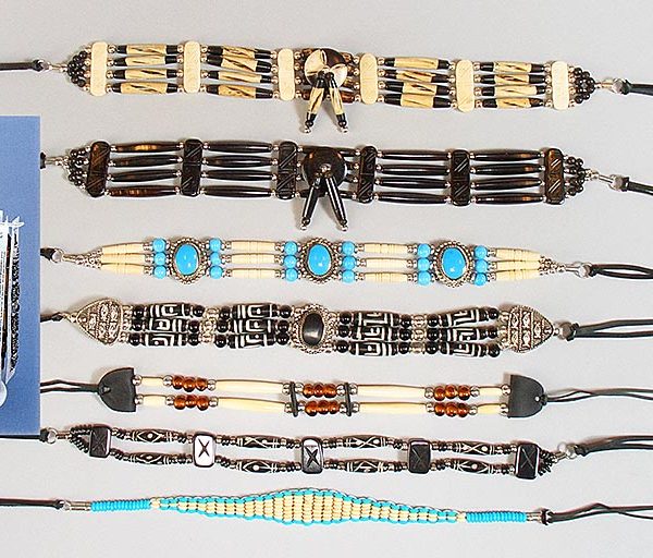 Native American Bone Chokers