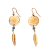 All Gold Dream Catcher Earrings