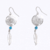 All Silver Dream Catcher Earrings