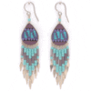 Rain Drop Purple & Blue Earrings