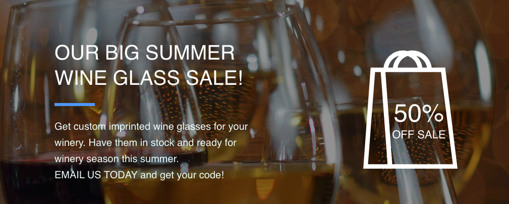 Custom Wine Glass Sale
